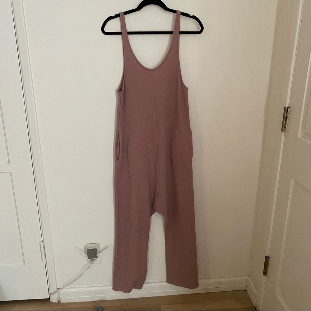 Free People Drop Crotch Wide Leg Jumpsuit